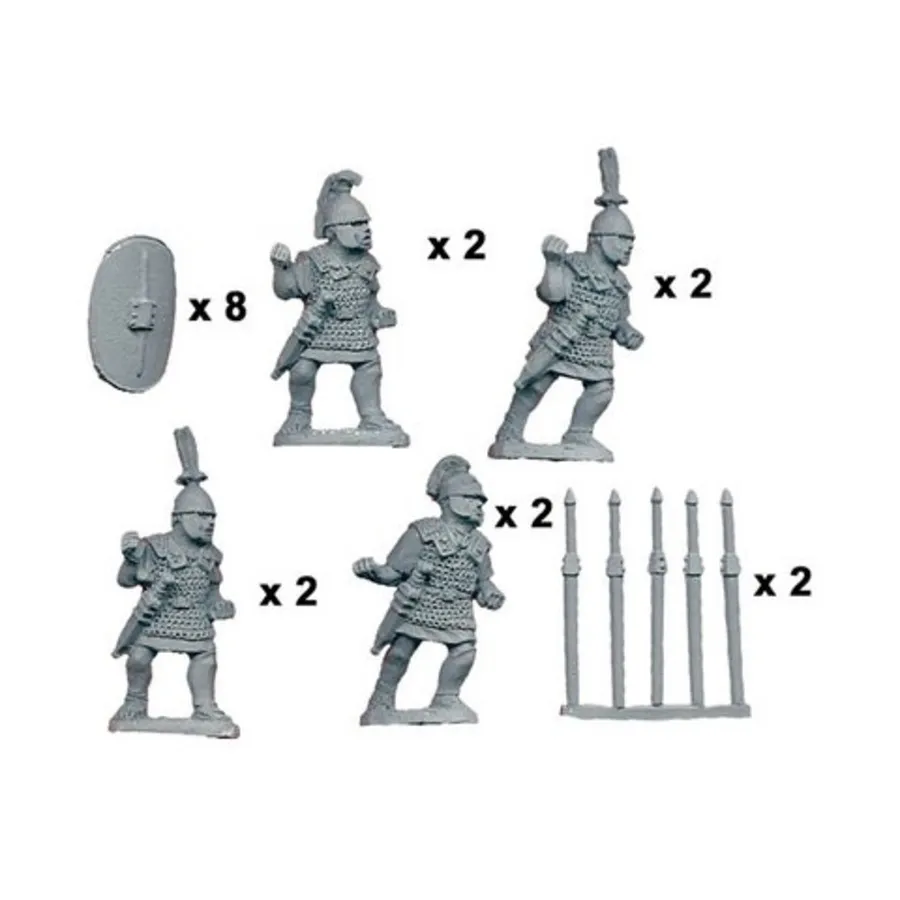 

Принсипи и Триари с Пилой и Спирс, Historical Miniatures - Ancient - Romans (28mm) (Crusader Miniatures)