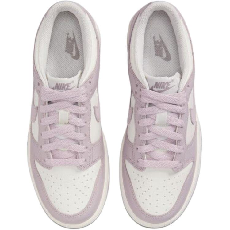 Nike Детские кроссовки для скейтбординга Dunk Anti Slip, износостойкие, розовые, белые — фото 4