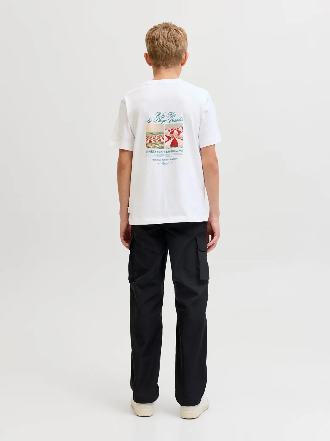 Футболка Jack & Jones Junior, White — фото 4