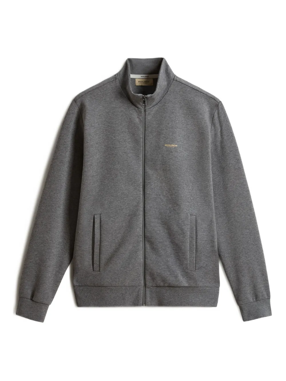 

Толстовка Logo-detail track top WOOLRICH, серый