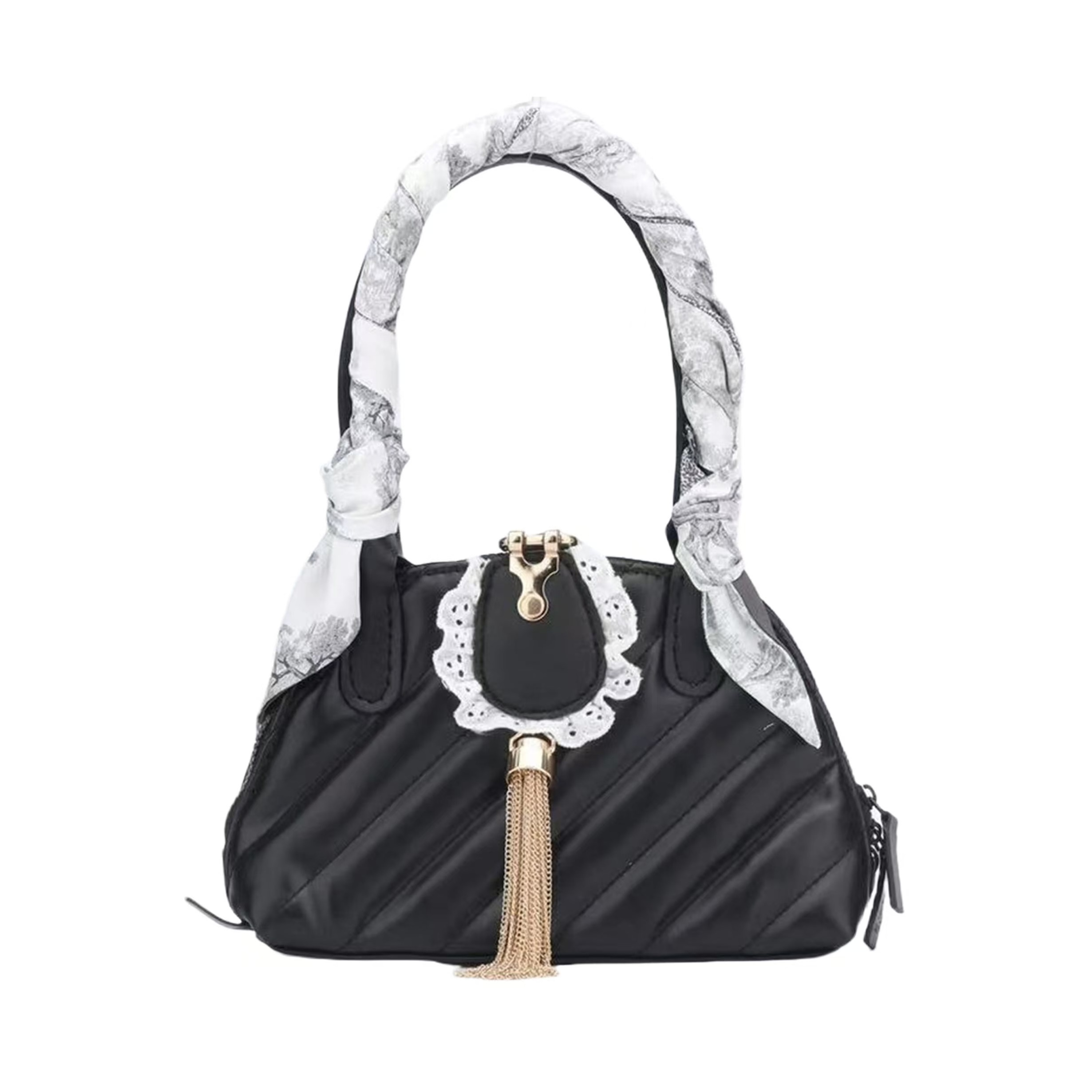 

SAINT LAURENT Индивидуальная косметичка Margaret, материал с 3D-эффектом, винтажная современная кожаная сумка black