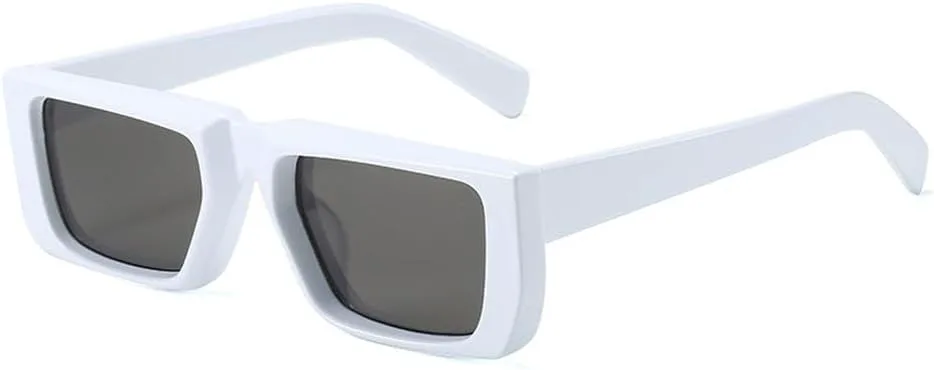 

Солнцезащитные очки для мужчин и женщин, модные солнцезащитные очки, защитные очки для мужчин и женщин с защитой от УФ-излучения UV400 HVTVTLA, White Gray