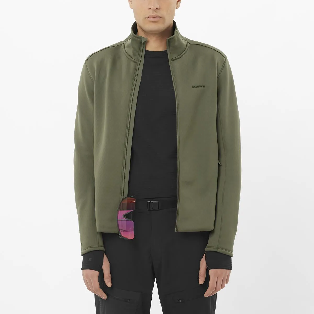 

Мужская флисовая куртка OUTLINE WARM FLEECE FZ M с молнией по всей длине Salomon, серый