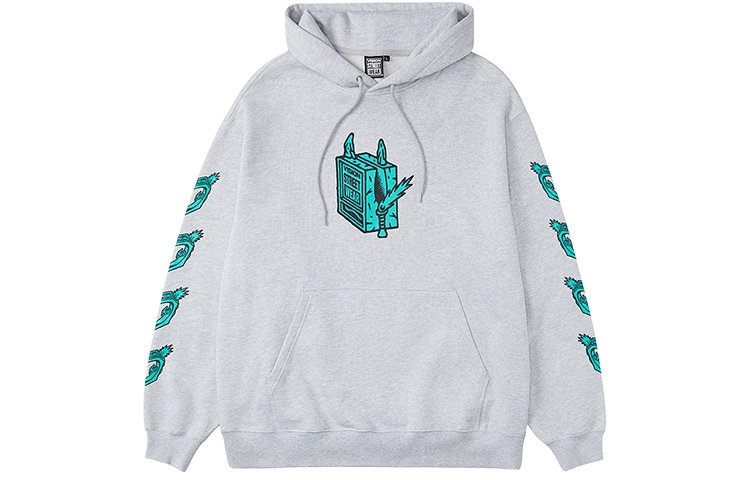 

X DUYANAIZI Толстовка унисекс серая Vision Street Wear, серый