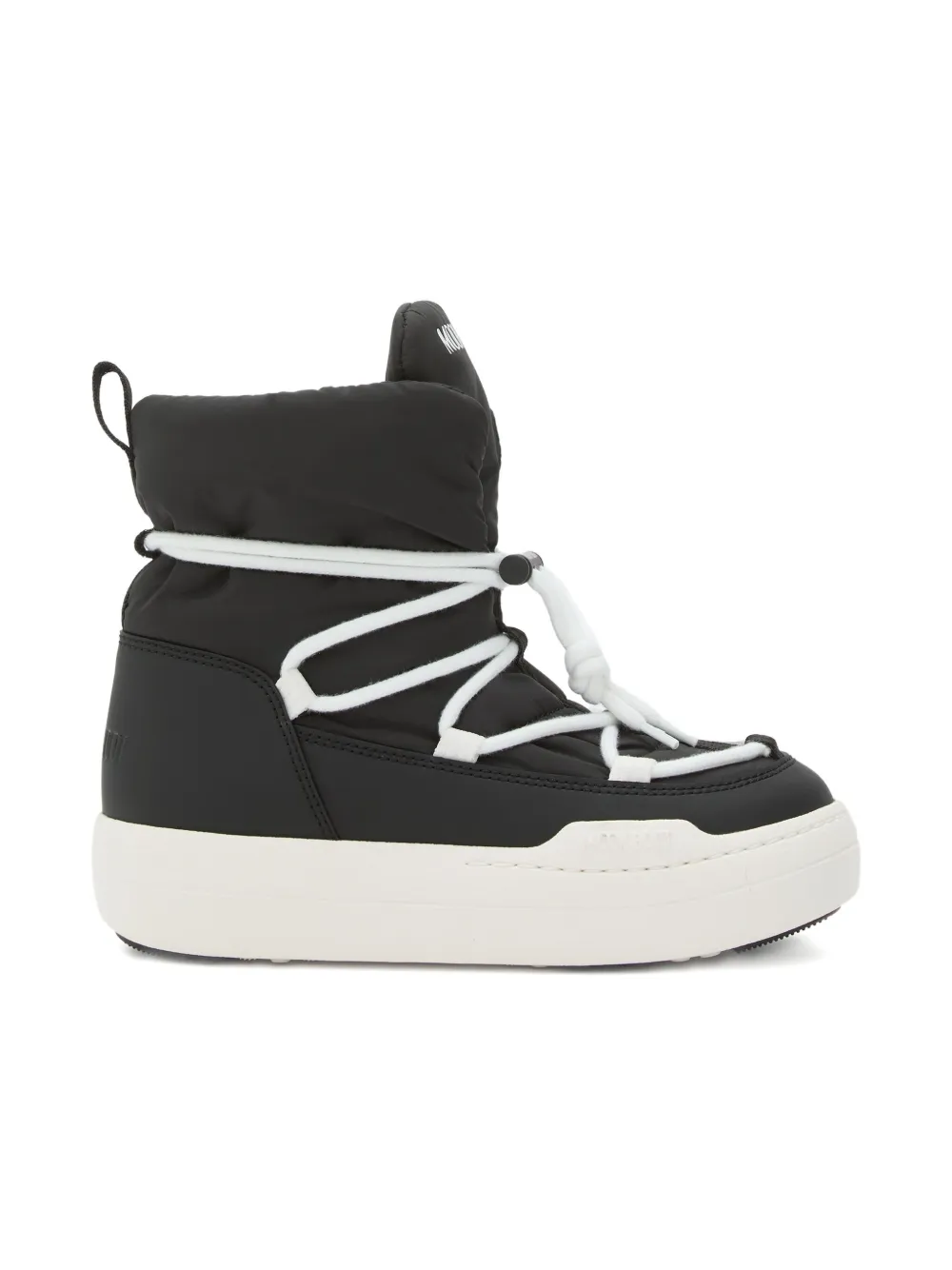 

Стеганые сапоги Park Icon на шнуровке Moon Boot Kids, черный