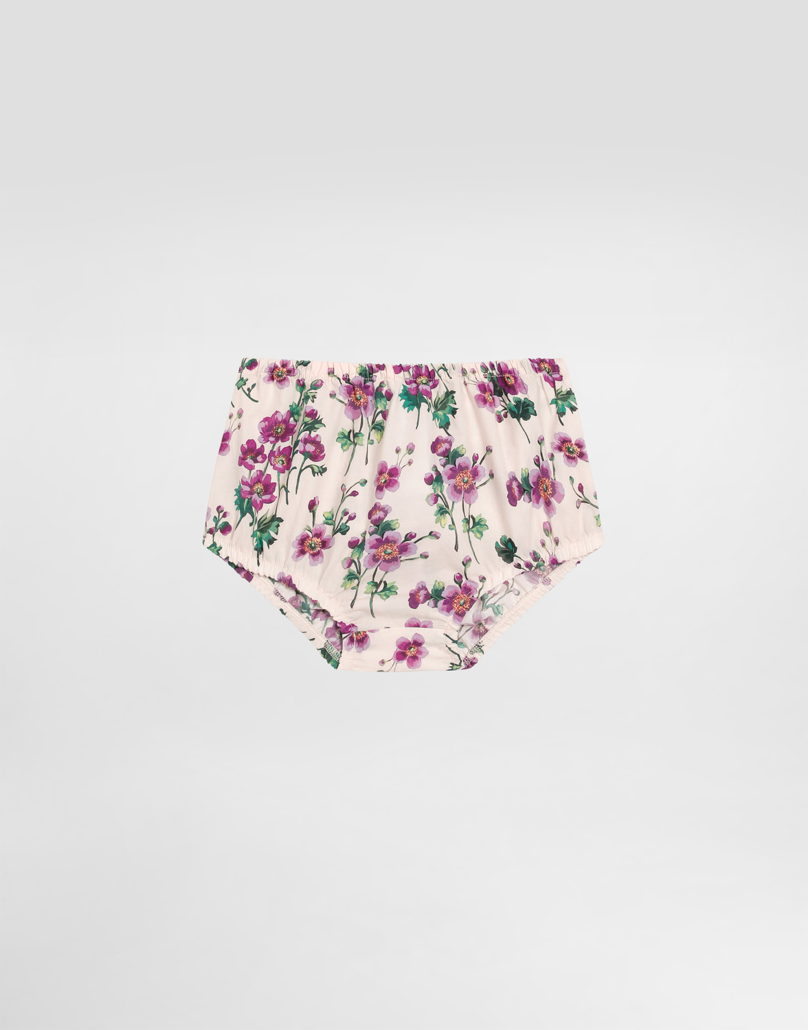 Платье из джерси с цветочным принтом и вышивкой логотипа DG Dolce&Gabbana, мультиколор — фото 3