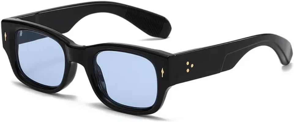 

Солнцезащитные очки с защитой UV400 | Маленькая оправа, градиентная расцветка | для женщин и мужчин, для занятий спортом на открытом воздухе и вождения DSVIGF, Black Blue