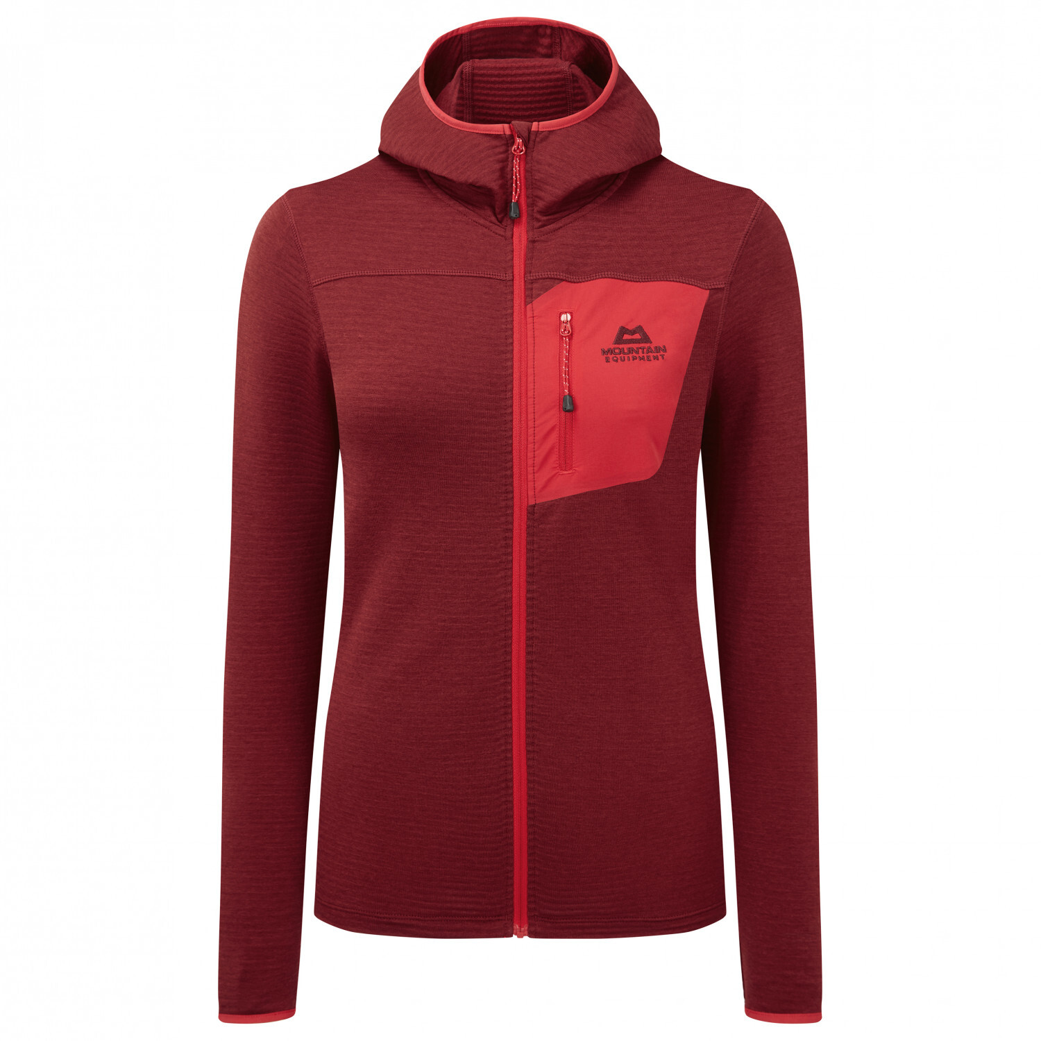 

Флисовая жилетка Mountain Equipment Women's Lumiko Hooded, цвет Rhubarb/Capsicum