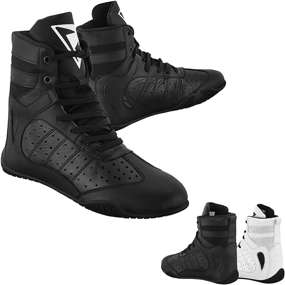 

Боксерские ботинки для мужчин, профессиональные борцовские сапоги, высокие спортивные борцовские кроссовки, обувь для MMA, боевых искусств и тренировок в зале Hive Moto, черный