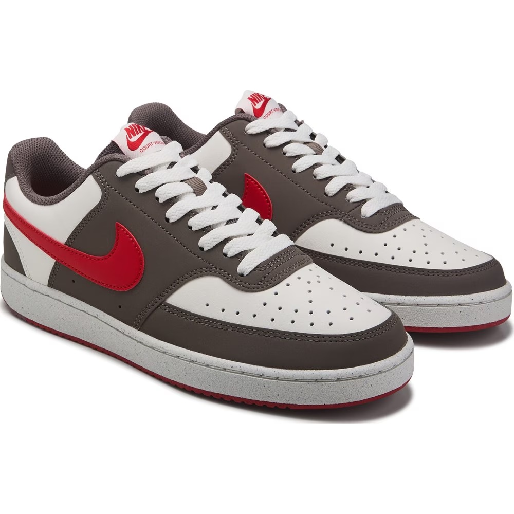 

Кроссовки Court vision low от Nike, off white/grey/red