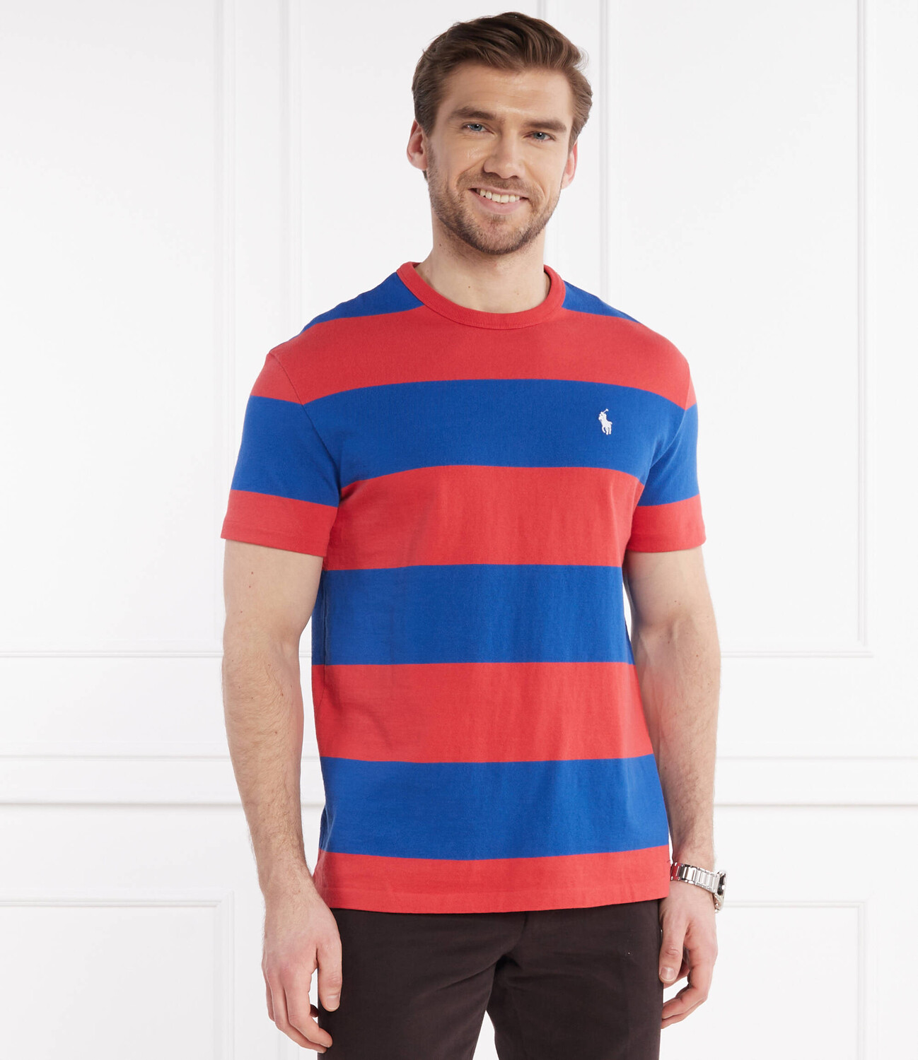 Футболка POLO RALPH LAUREN Classic fit, разноцветный — фото 3
