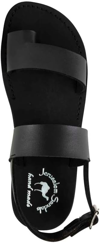 Сандалии мужские Carmel Vegan из искусственной кожи Jerusalem Sandals, черный — фото 3