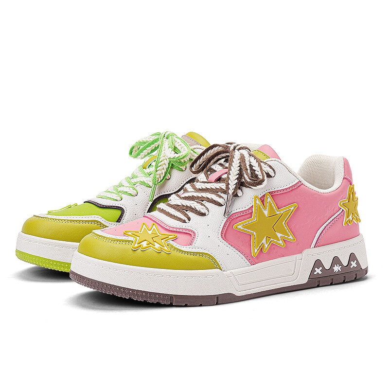 

Кроссовки DOUBLE STAR 88 Skateboarding Shoes Unisex Low-top, цвет Mismatched