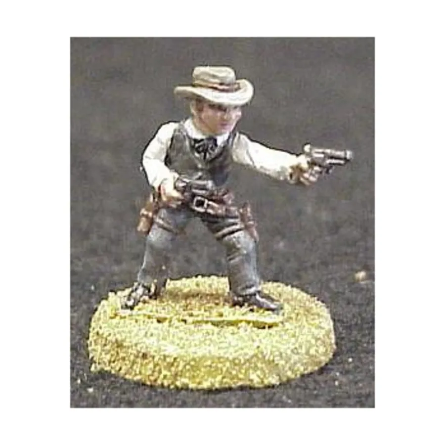 

Герой с двумя пистолетами, Desperado Miniatures (28mm)