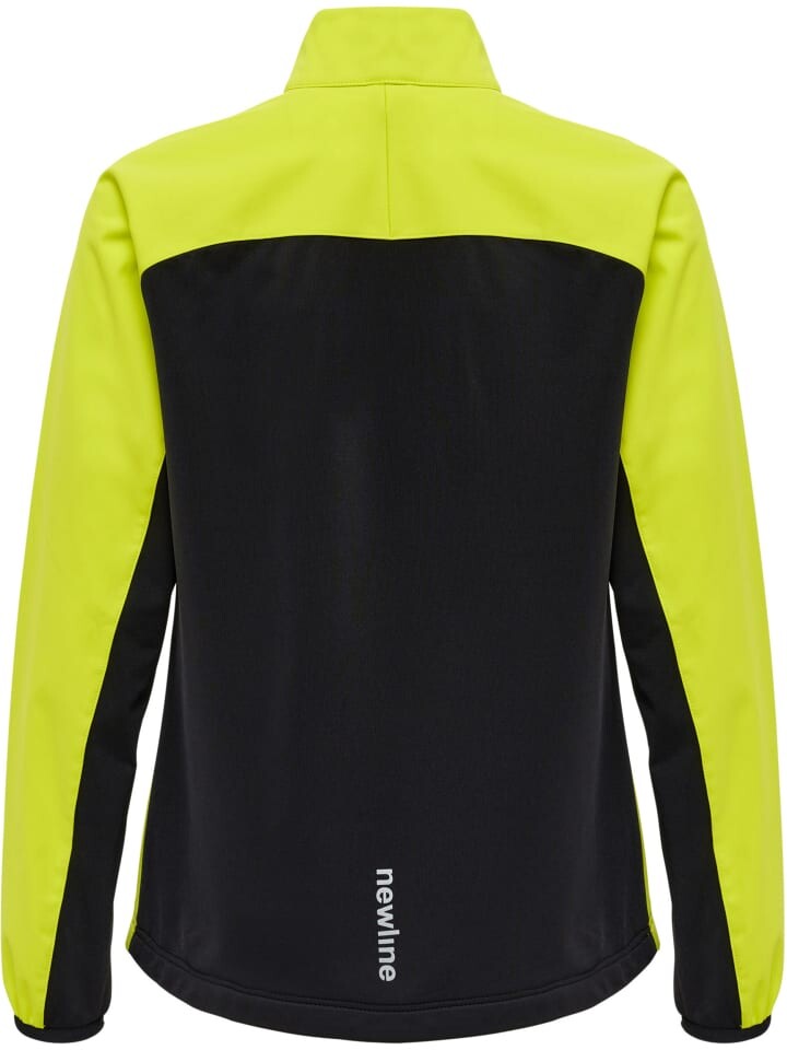 Спортивная куртка Newline Reflektierend Logo Kids Core Laufen Kinder, цвет evening primrose — фото 2