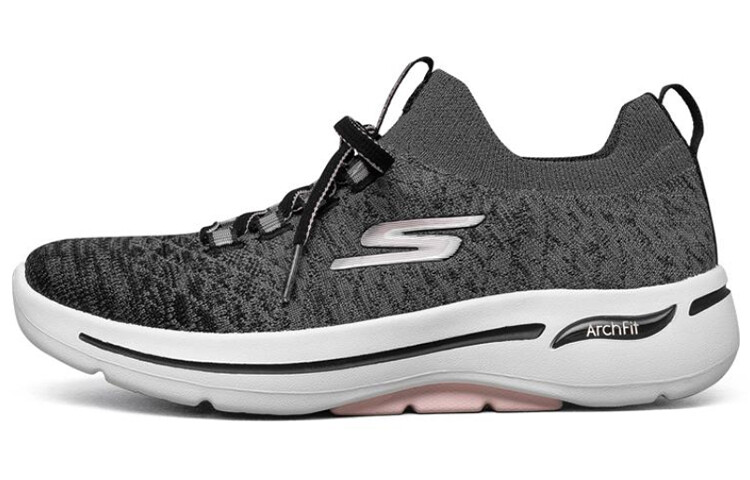 

Кроссовки Go Walk Arch Fit Lifestyle женские с низким верхом серые/белые/черные Skechers