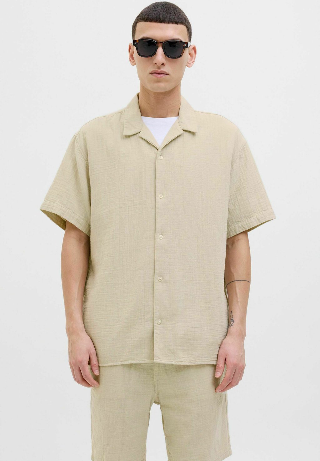 

Рубашка RELAXED FIT Jack & Jones, бежевый