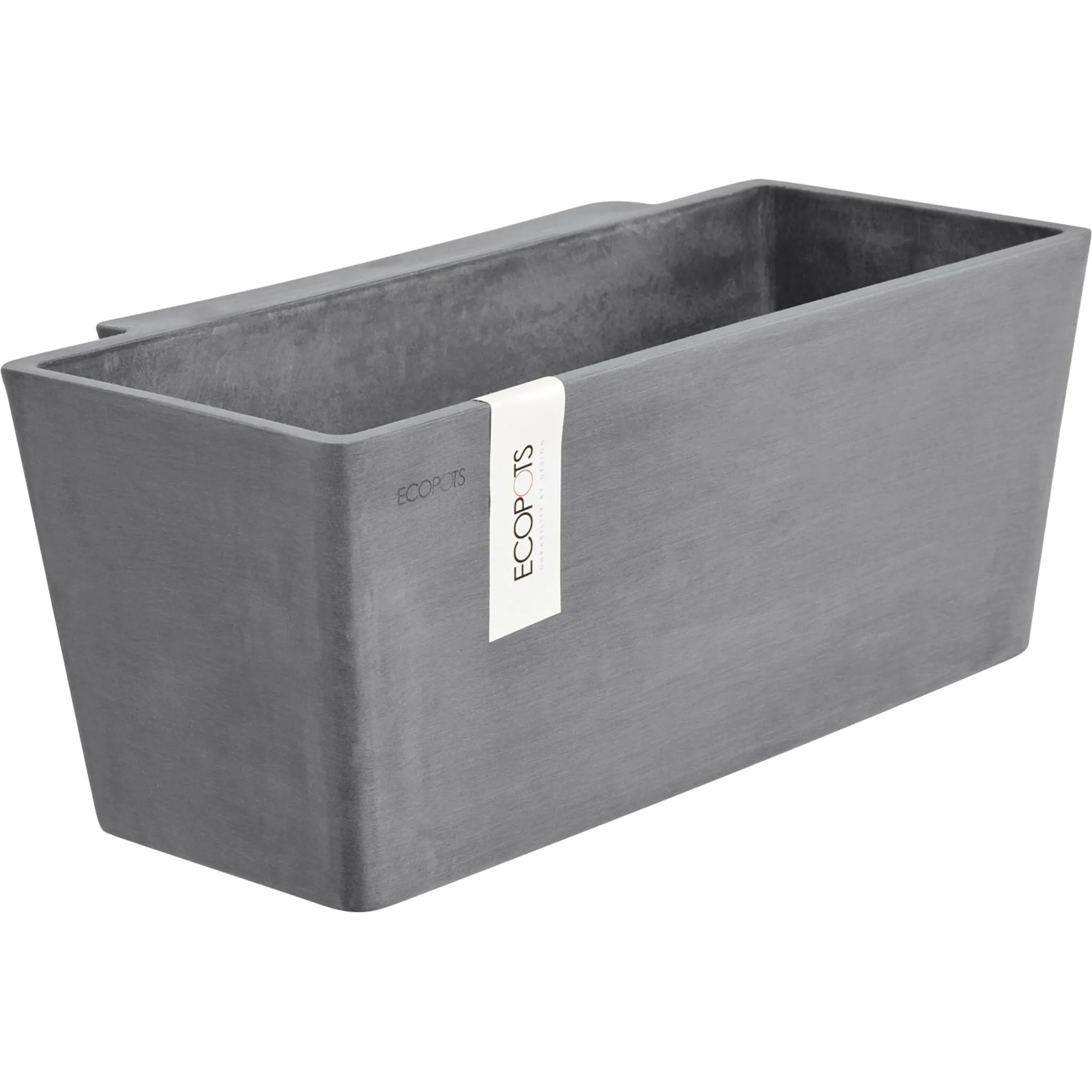 

Цветочный горшок ECOPOTS «MANHATTAN M Grey», ШxГxВ: 17,2x17,515 см, серый