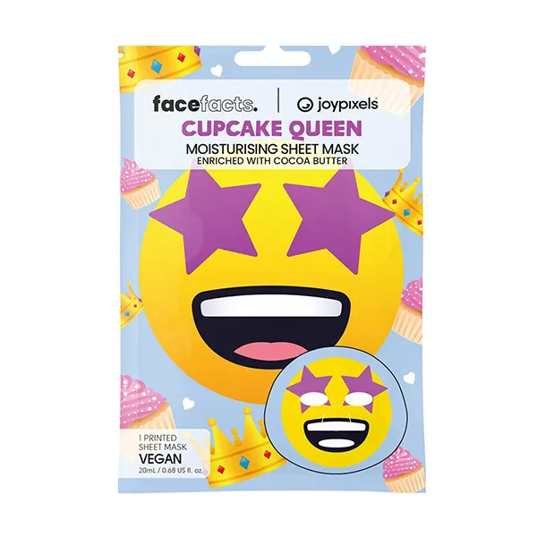 

Увлажняющая маска для лица Cupcake Queen Facefacts, 1 UD
