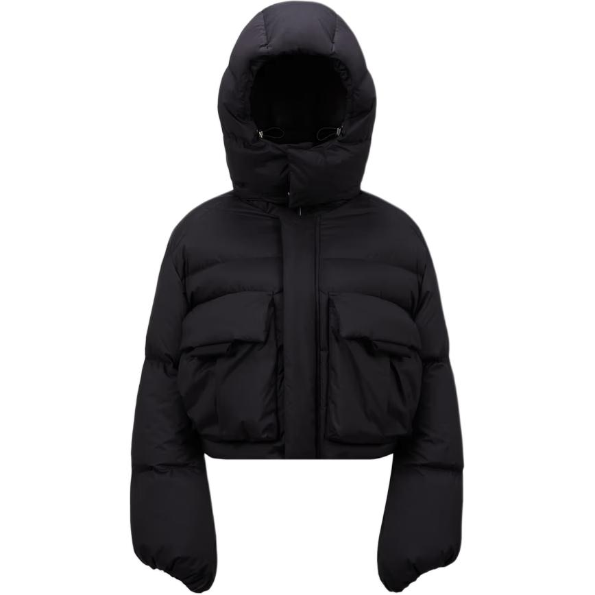 

Куртка короткая утепленная с капюшоном Moncler X Willow Smith Kar MONCLER GENIUS, черный