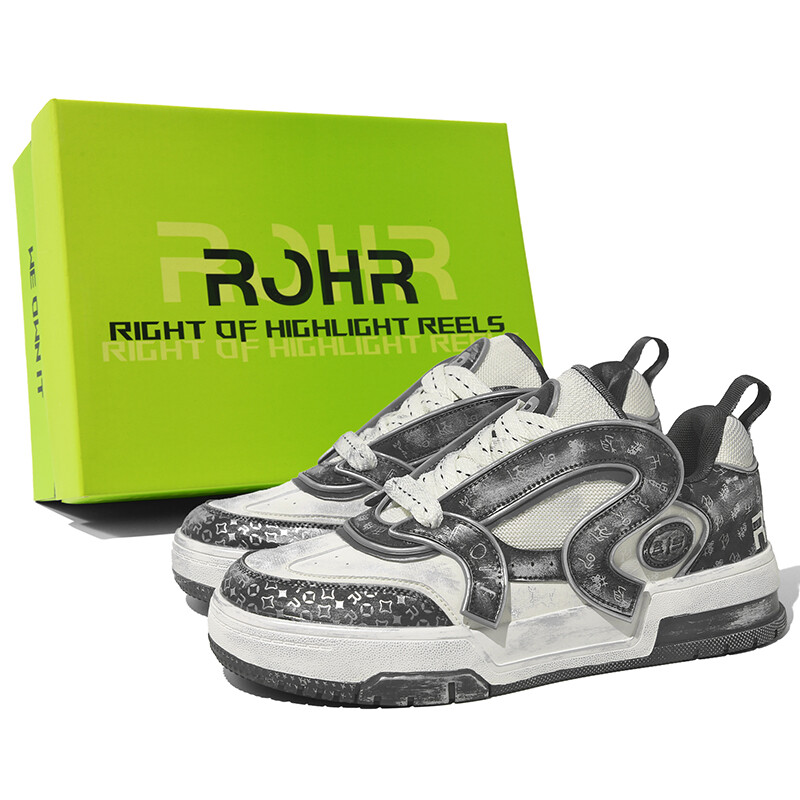 

Кеды мужские, обувь для скейтбординга низкая Rorh, цвет Silver Black