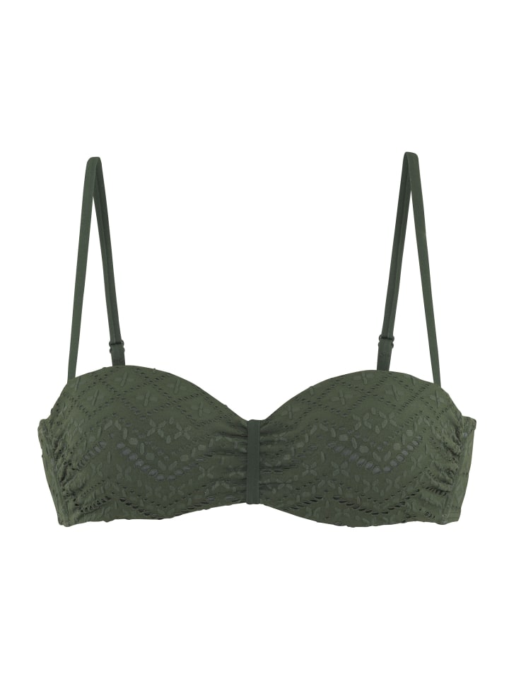 

Верх бикини LASCANA, оливковый