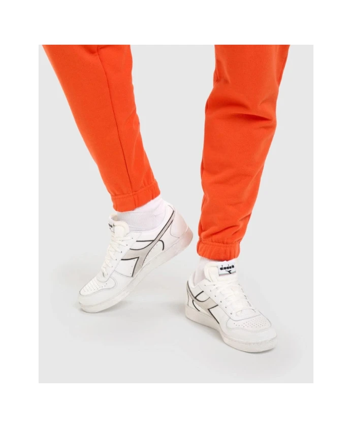 Белые кожаные низкие баскетбольные кроссовки Diadora, белый — фото 3