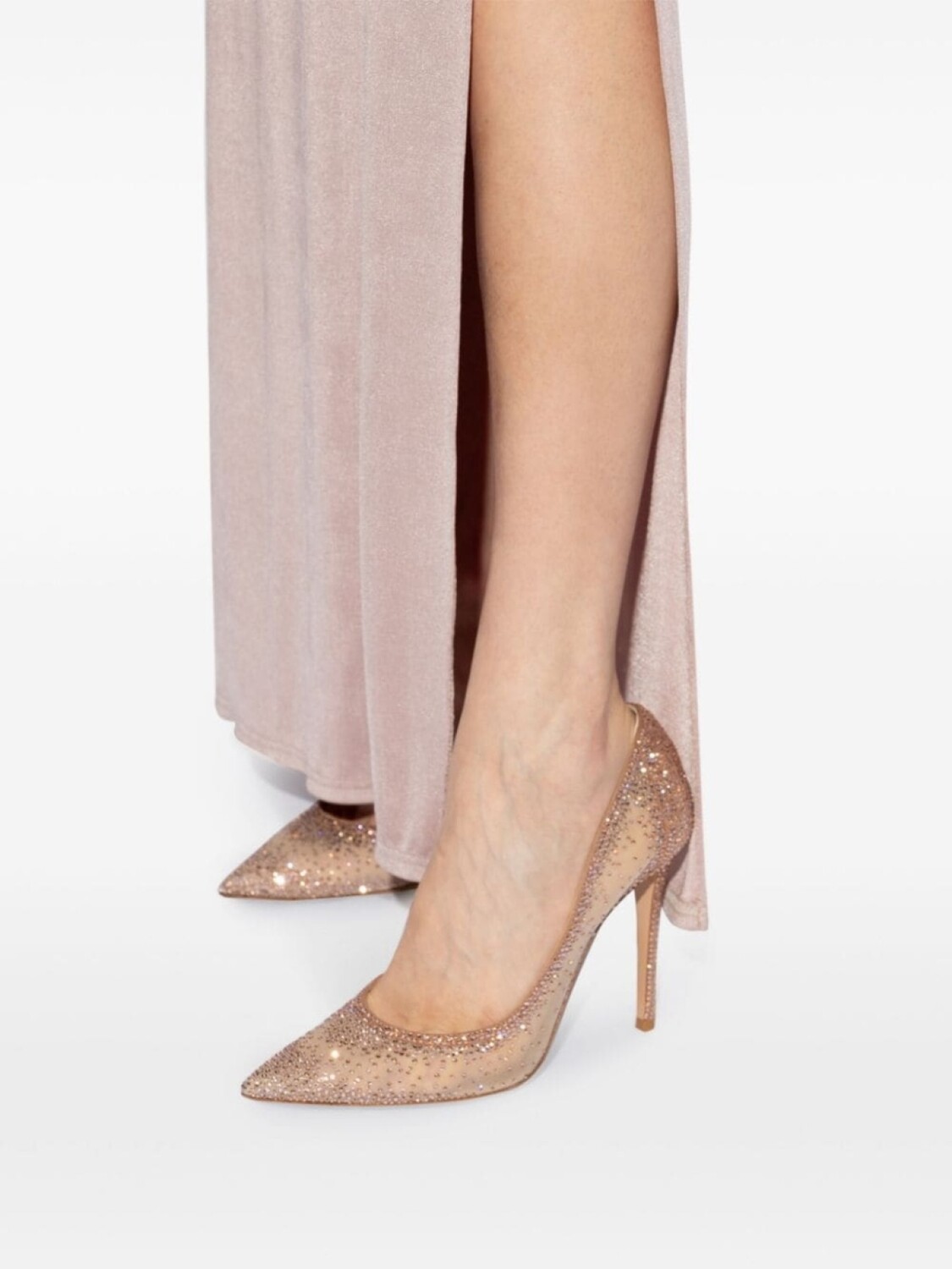 Gianvito Rossi туфли-лодочки Rania 100 мм из кожи, розовый — фото 4