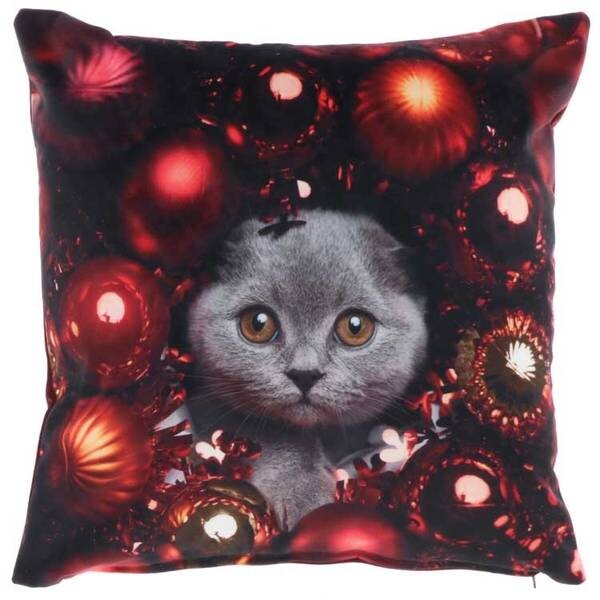 

Декоративная подушка Unique Living AW2022, 45x8x45 см цвет multicolor/rot