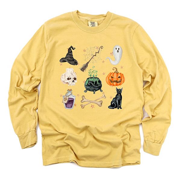 

Футболка с длинным рукавом Halloween chart stars Simply Sage Market, Mustard, Зеленый, Футболка с длинным рукавом Halloween chart stars Simply Sage Market, Mustard