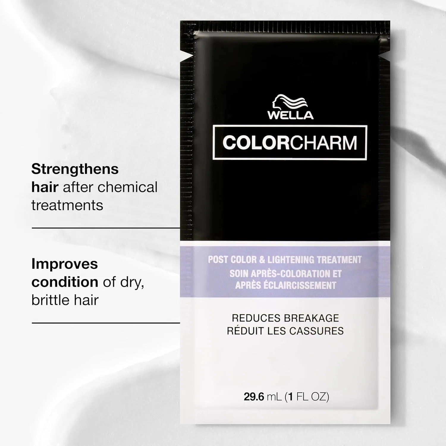 COLORCHARM Post Color & Lightening Treatment | Bond Building | Кондиционер для волос после окрашивания, придает блеск и укрепляет | 1 жидк унция (30 мл) саше — фото 4