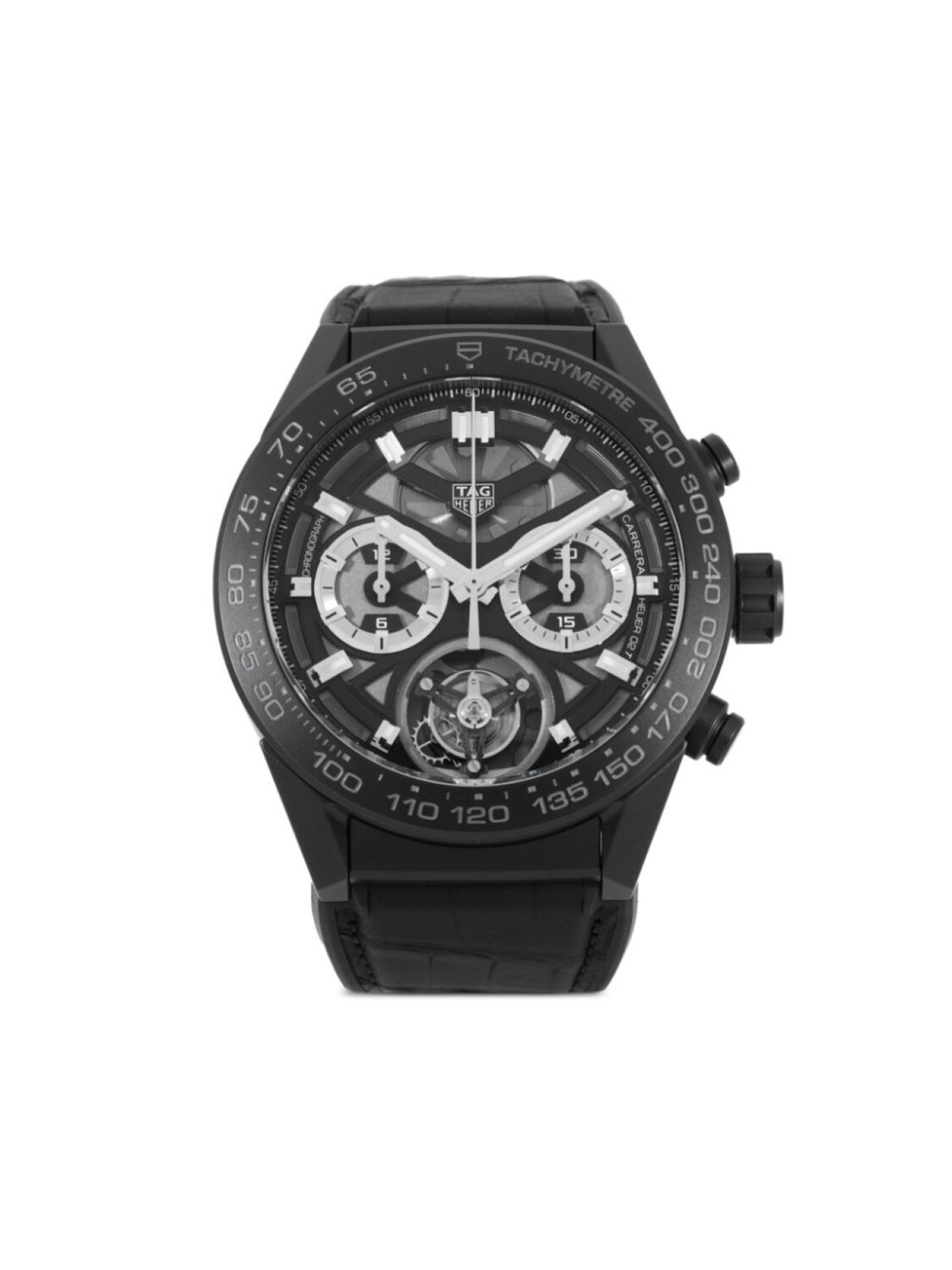 

TAG Heuer наручные часы Carrera Calibre Heuer 02T Automatic Chronograph 45 мм, черный