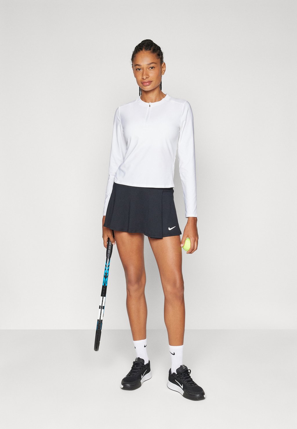 Топ с длинными рукавами NIKECOURT ADVANTAGE MIDLAYER Nike Performance, белый — фото 2