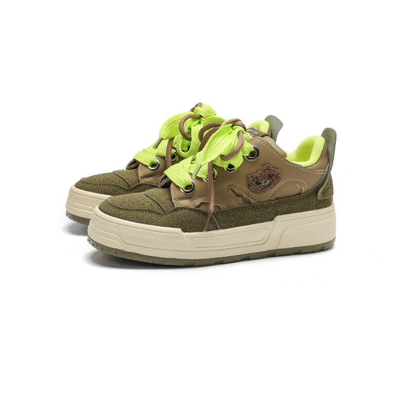 

Кроссовки Forever 21 Skateboarding Shoes Women's Low-top, цвет Little brown bear, Коричневый, Кроссовки Forever 21 Skateboarding Shoes Women's Low-top, цвет Little brown bear