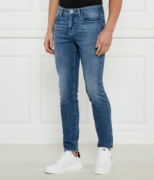 

Джинсы j14 Skinny fit Armani Exchange, синий