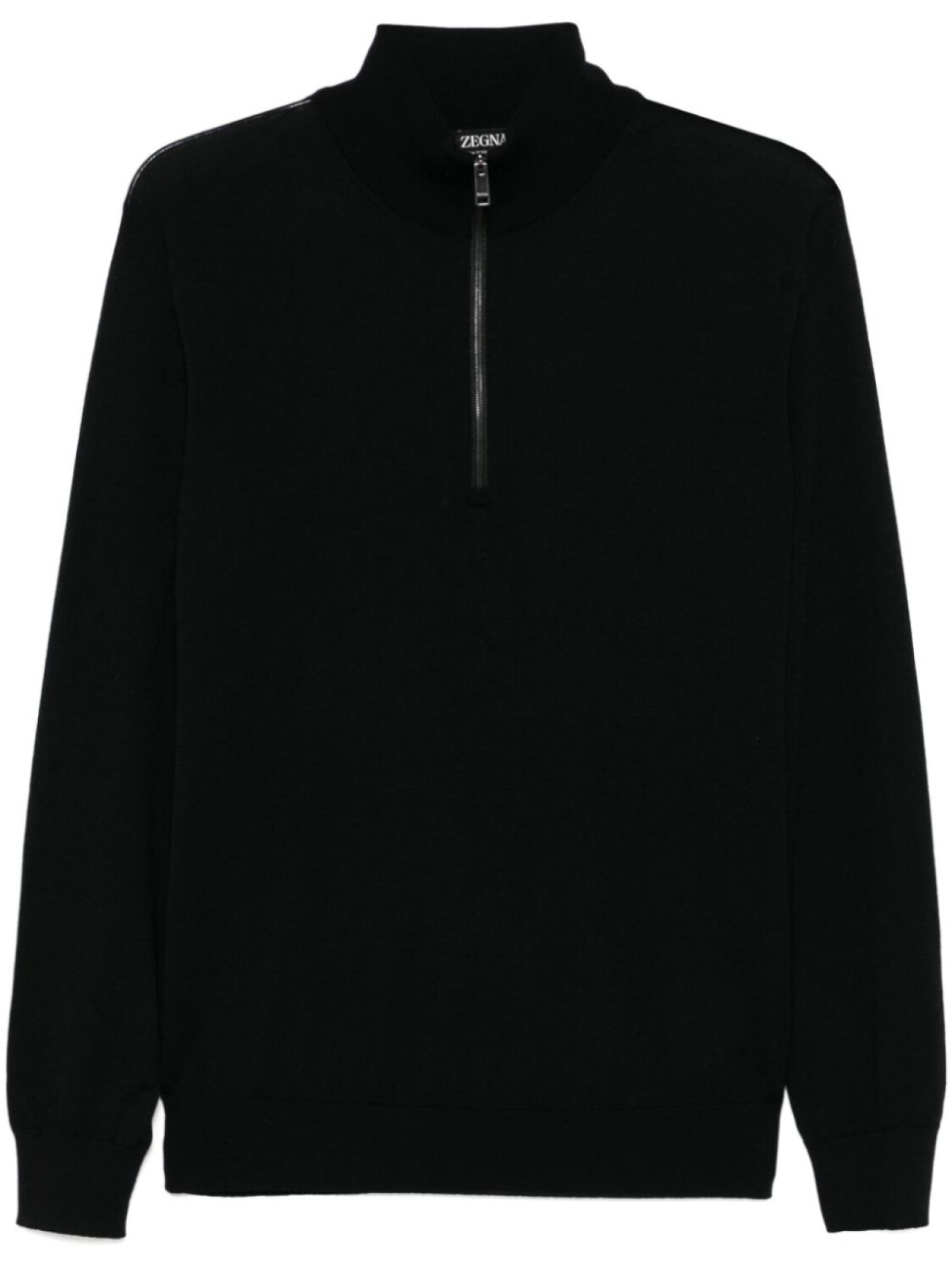 

Zegna шерстяной пуловер, черный