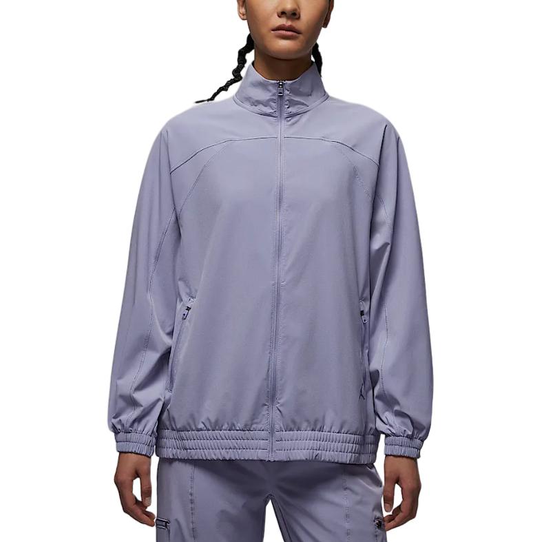 

Jordan Женская спортивная куртка из дышащей ткани, Misty Gray Blue/Slate Purple