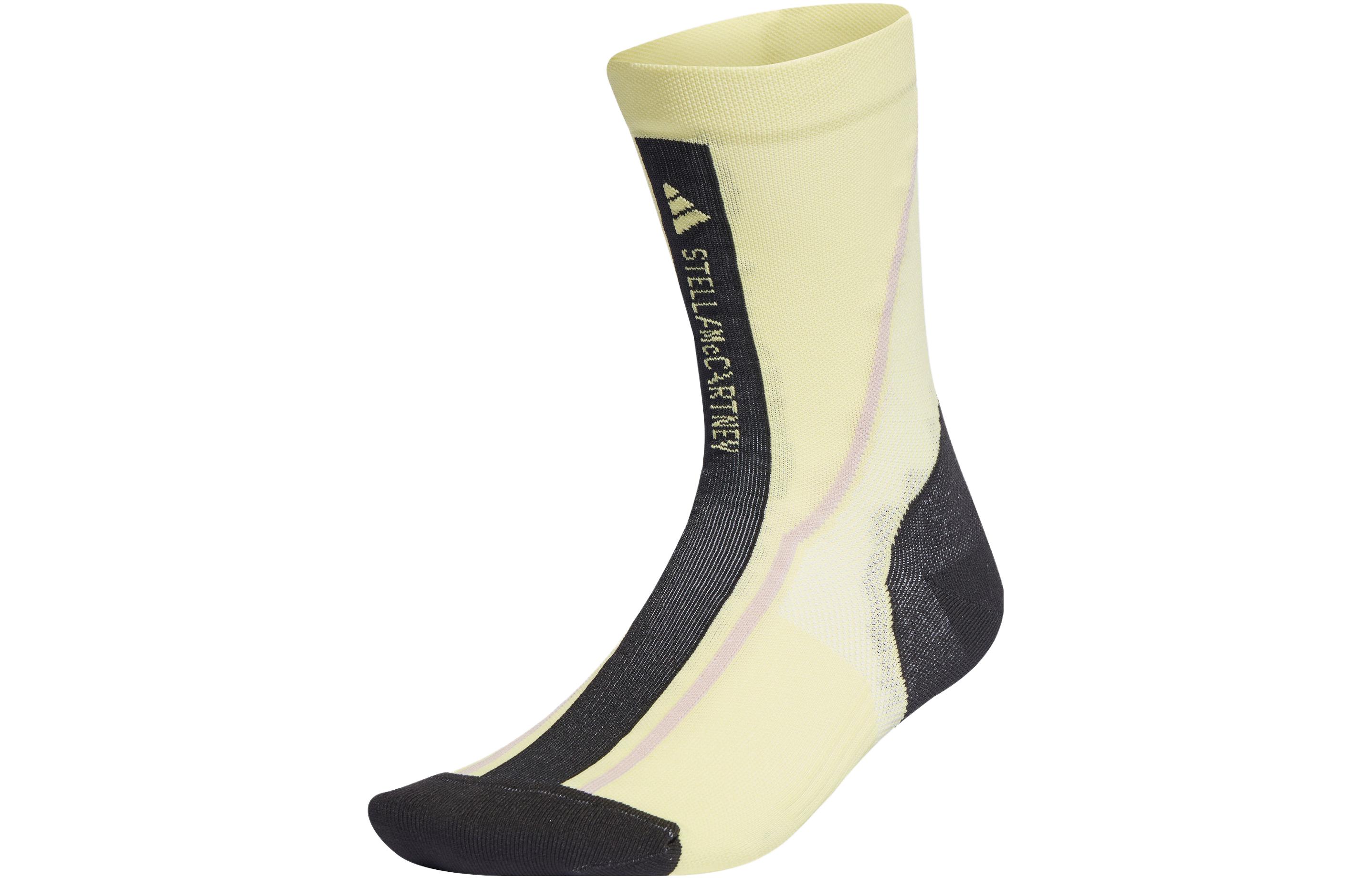 

Женские носки Mid-Calf Adidas розовые и желтые 1 пара