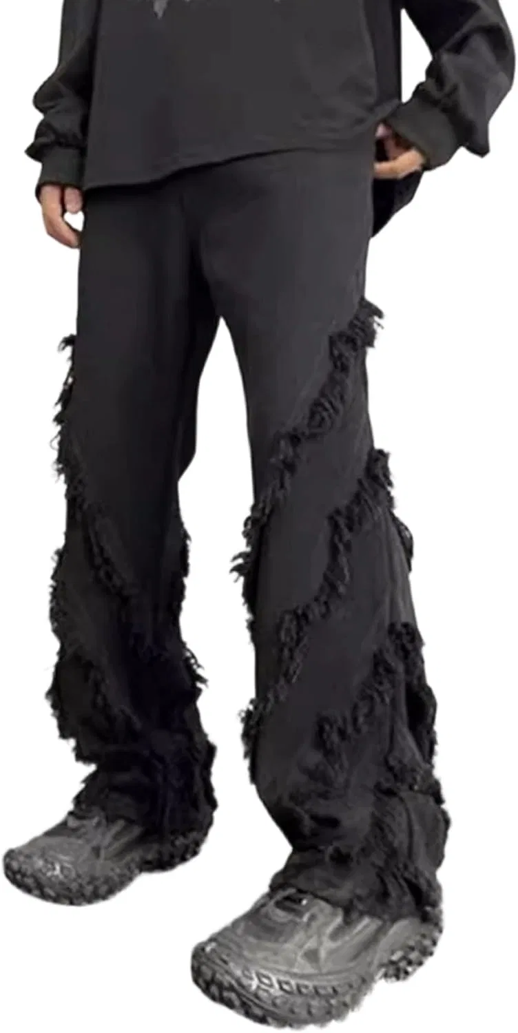 Джинсы свободные Stretch Cargo Pants, Black