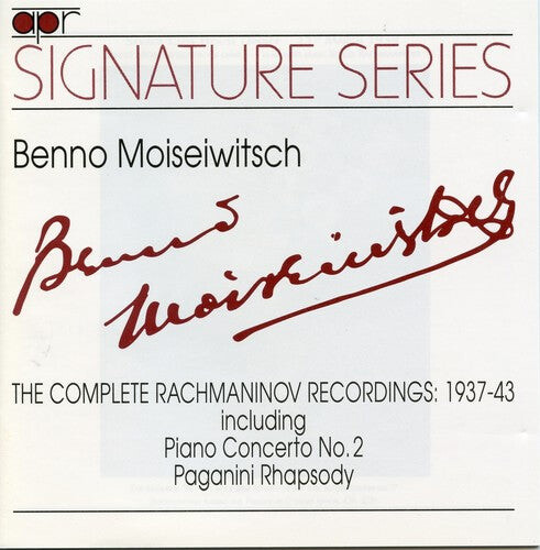 

CD диск Rachmaninov / Moiseiwitsch: Complete Rachmaninov Recordings 1937-43