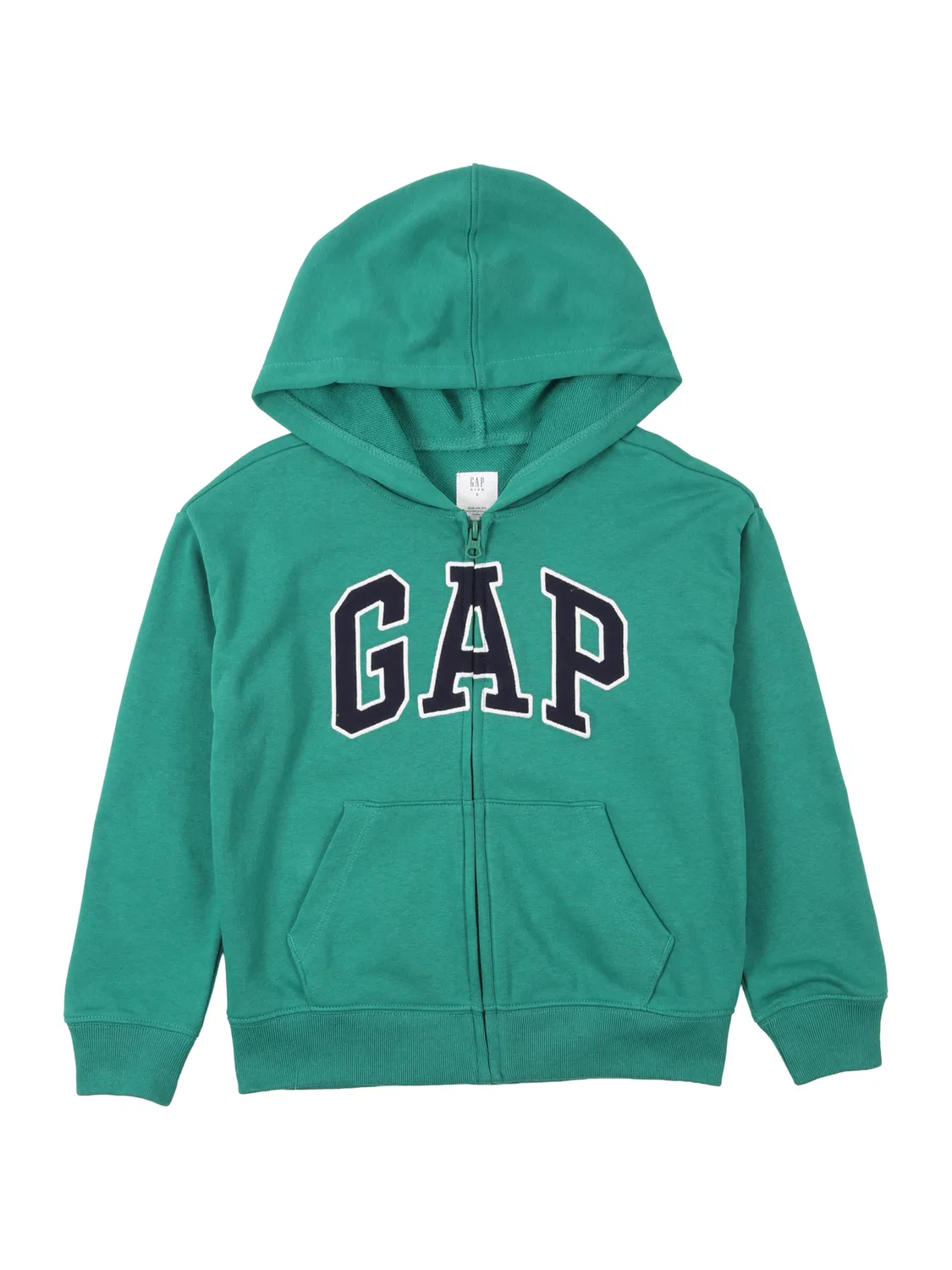 Толстовка на молнии Gap HERITAGE изумрудного цвета