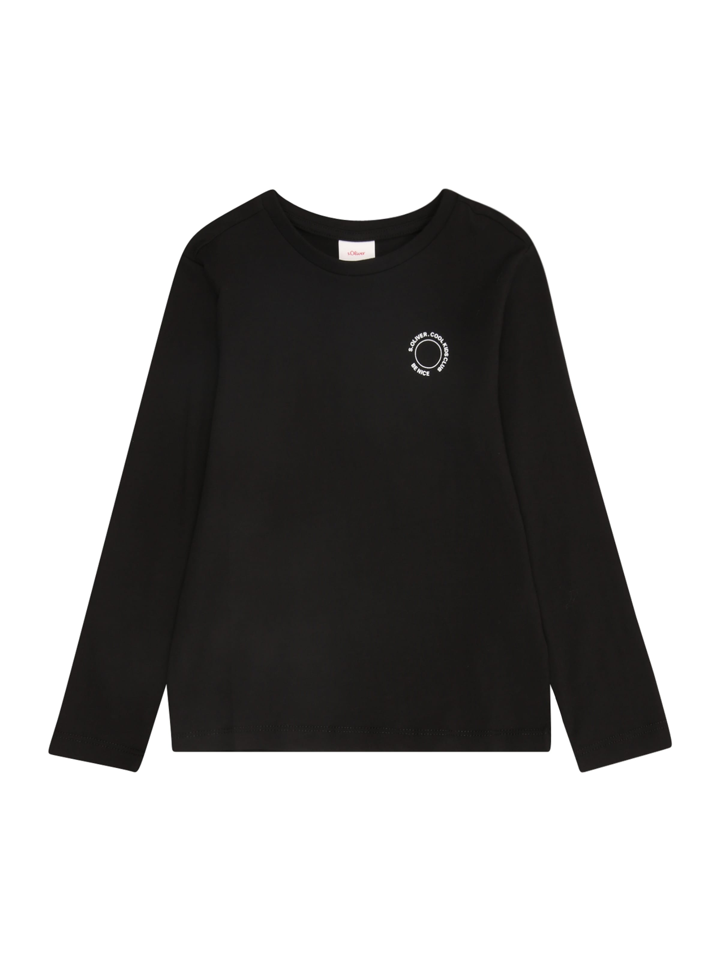 

s.Oliver Лонгслив в черном цвете