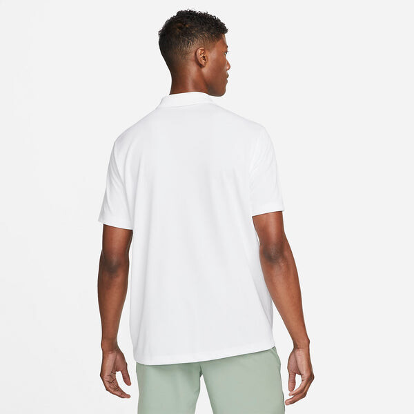 Рубашка NikeCourt Dri-FIT Tennis Polo Shirt 'White', белый — фото 3