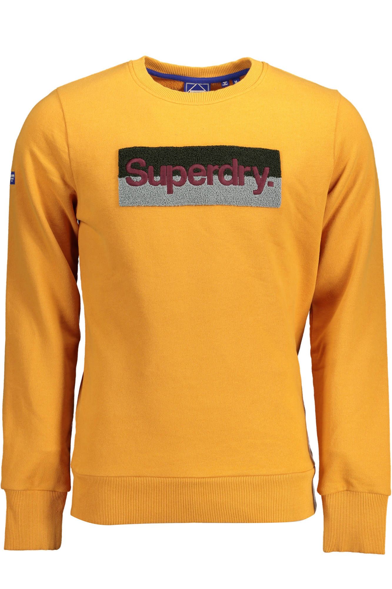 

Оранжевый хлопковый мужской свитер Superdry.