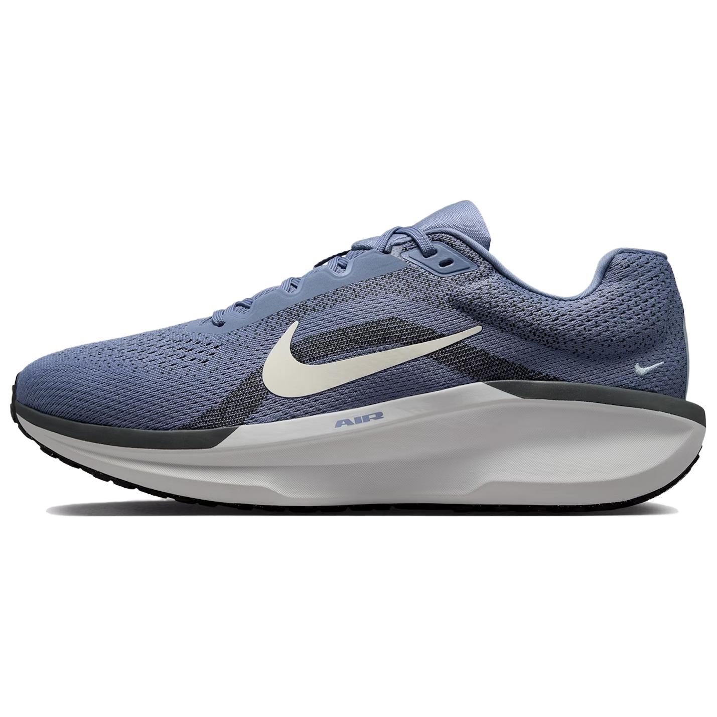 

Nike Кроссовки Winflo 11 с низким верхом, износостойкие, для повседневного бега, цвет индиго, мужские