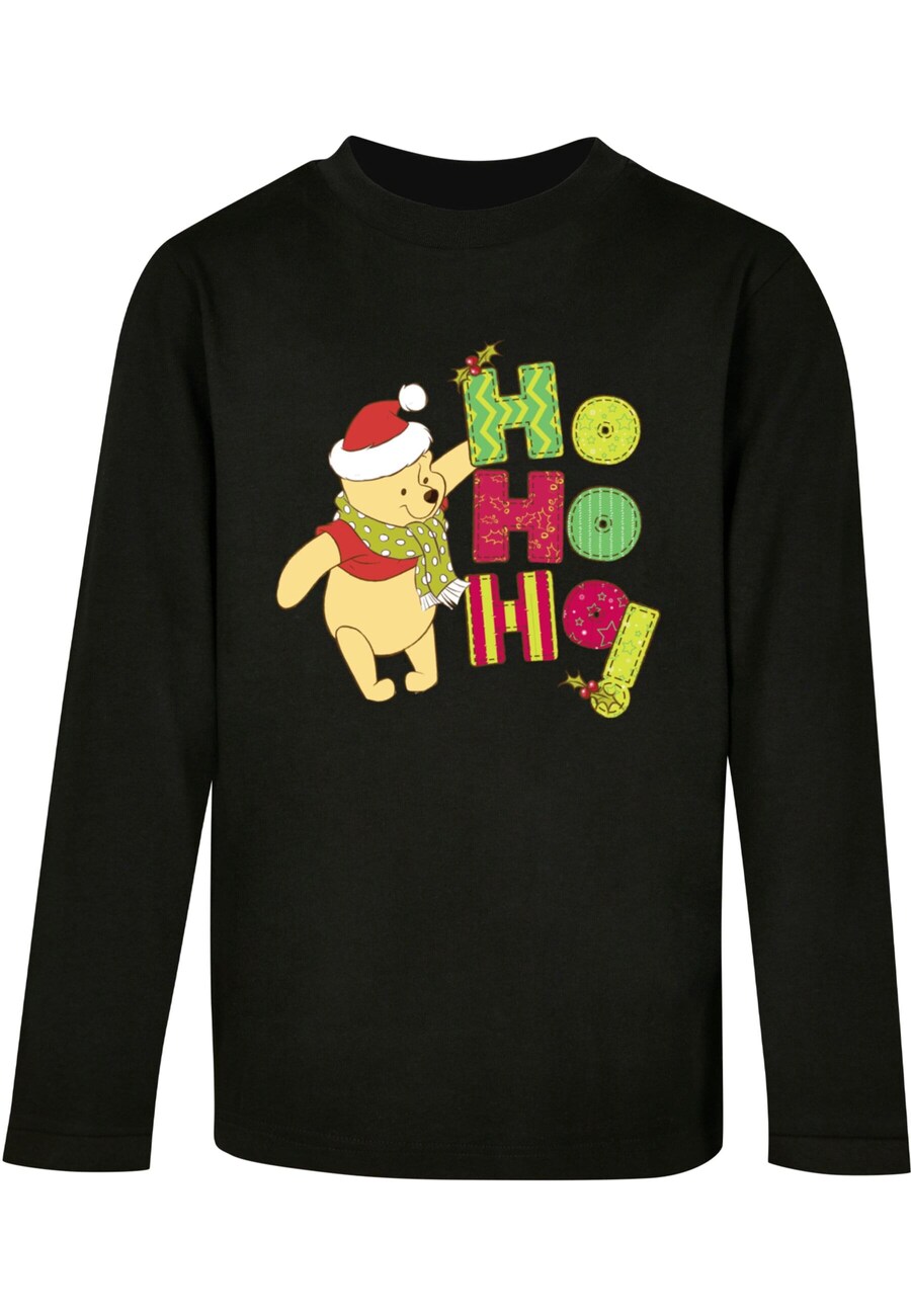 

Лонгслив ABSOLUTE CULT Shirt Winnie The Pooh - Ho Ho Ho Scarf, черный