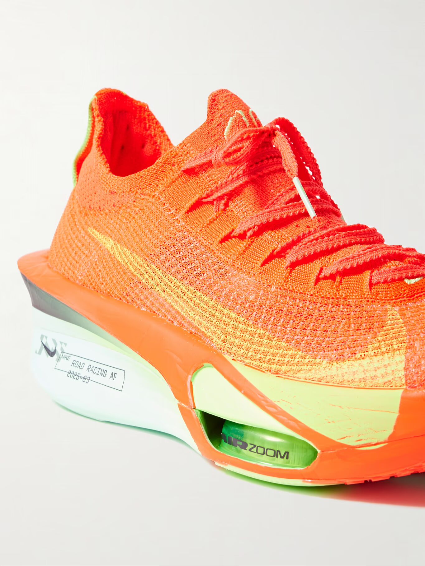 Кроссовки Alphafly 3 Road Racing Atomknit NIKE RUNNING, цвет Tomato red