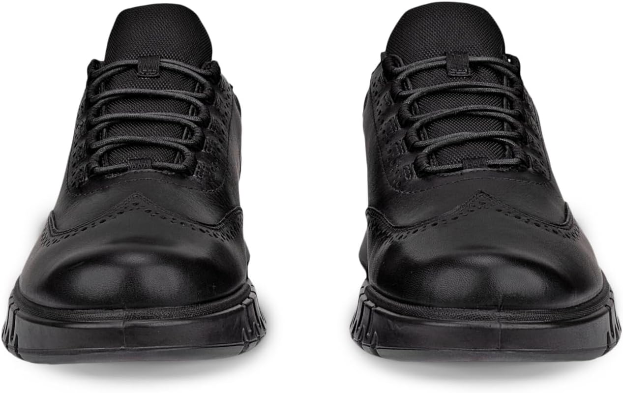 Мужские ботинки ECCO Gruuv Studio с крылышками, водонепроницаемые Gore-Tex, черный — фото 2