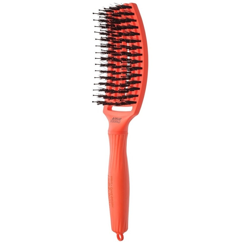 Olivia Garden, Расческа Finger Brush On the Road Again, Orange Dream — фото 2
