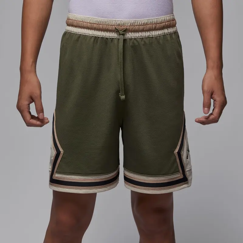 Jordan Мужские спортивные шорты Dri FIT оливковый green — фото 3
